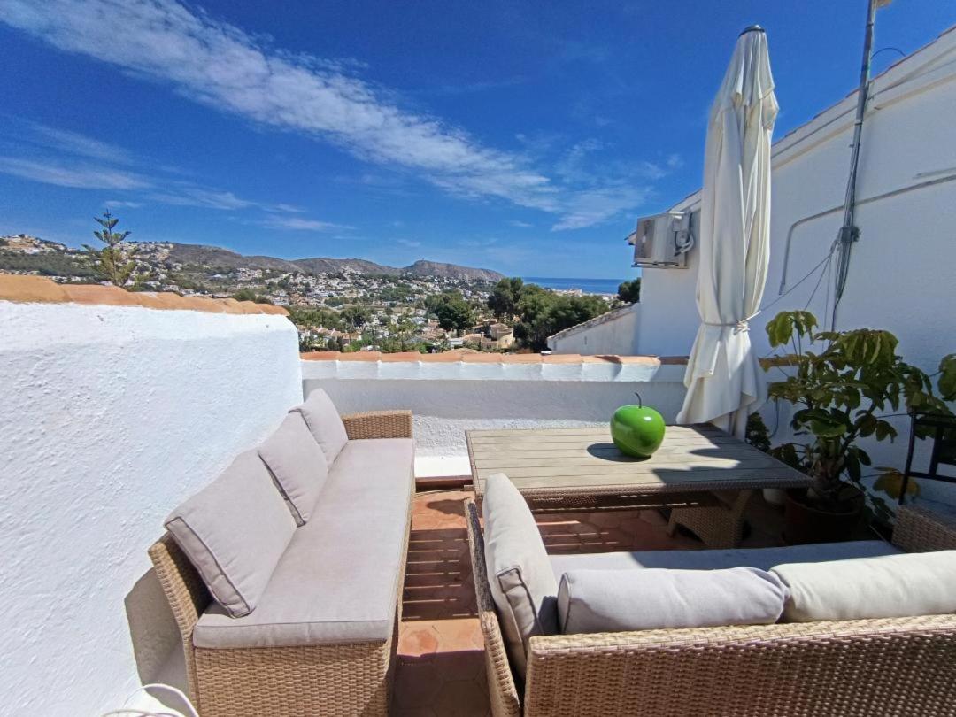Ferienwohnung Atico-Penthouse En Moraira Con Vistas Al Mar Teulada Exterior foto