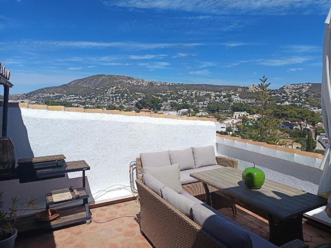 Ferienwohnung Atico-Penthouse En Moraira Con Vistas Al Mar Teulada Exterior foto